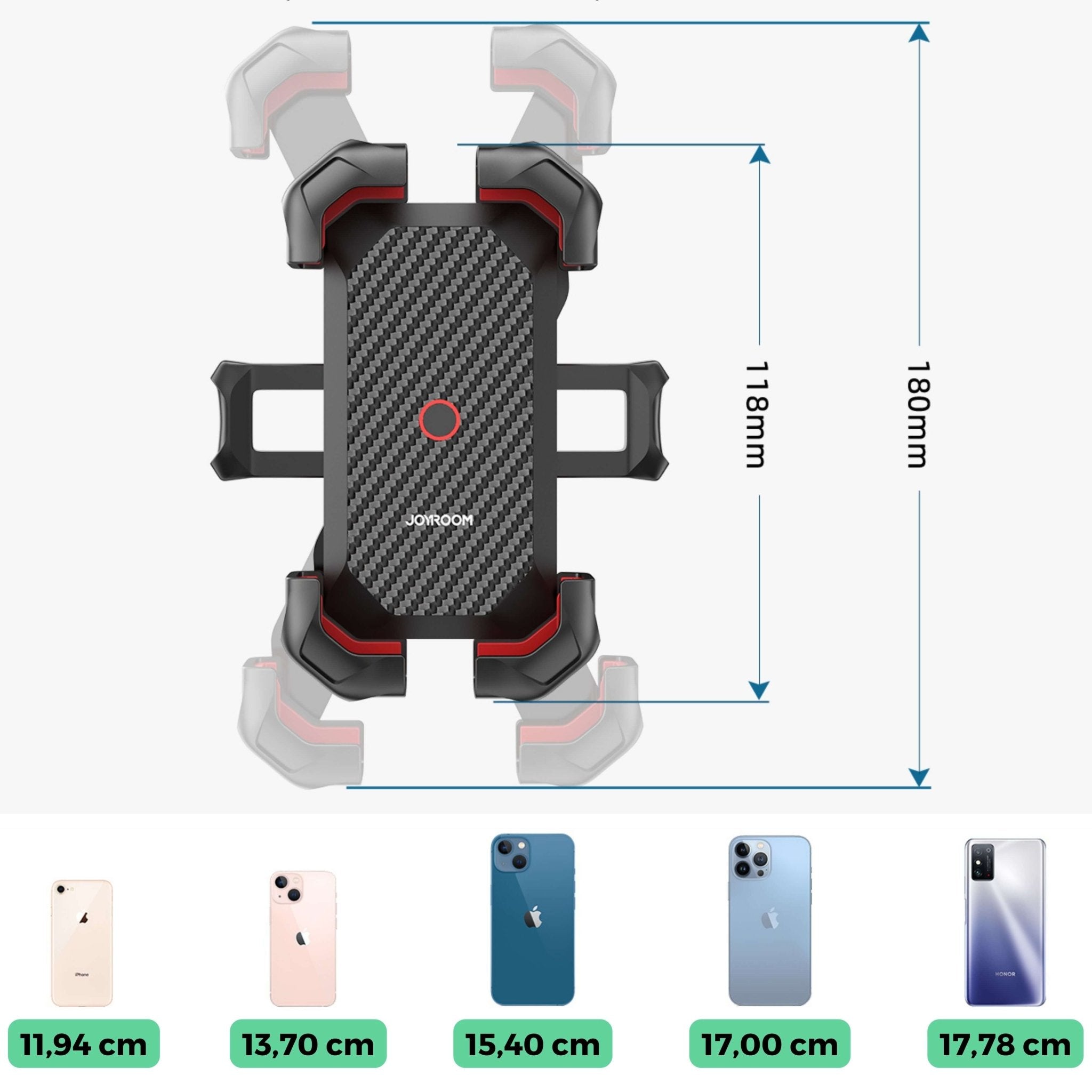 360° SmartBike telefonholder – universell, dreibar og sikker holder for alle smarttelefoner - nordsykkel.no