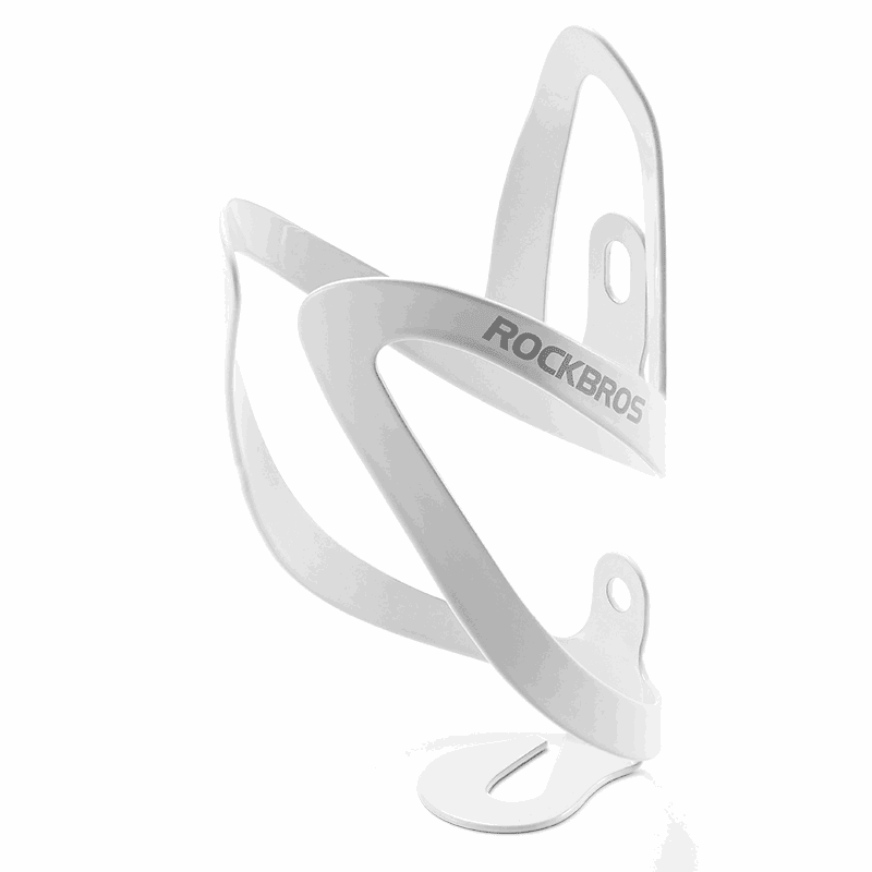 ROCKBROS Flaskeholder hvit – Lett og solid - nordsykkel.no