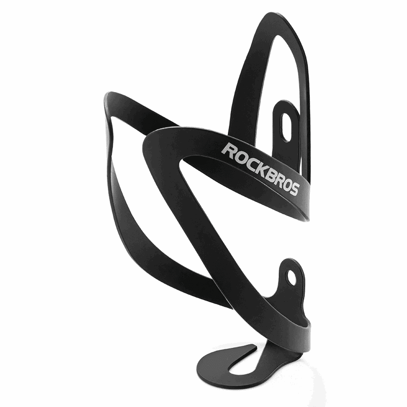 ROCKBROS Flaskeholder svart - solid, lettvekt og enkel å feste - nordsykkel.no